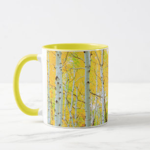 Fall colours of Aspen trees 1 Mug