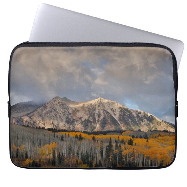 Fall Colours of Aspens, Keebler Pass Laptop Sleeve (Front)