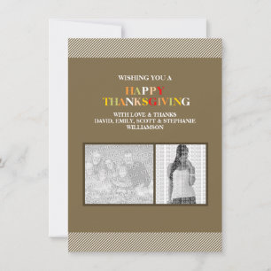 Fall Colours Photo Thank You Card
