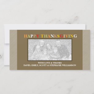 Fall Colours Thank You Card