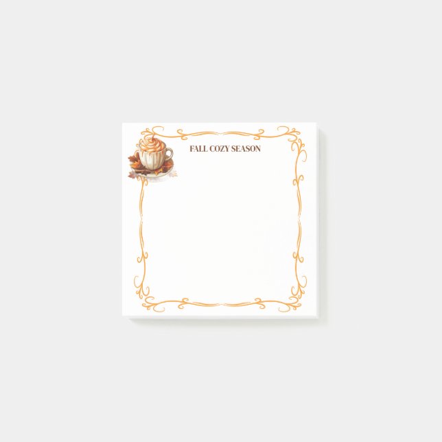 Fall Cosy Season Post Notes (Front)