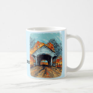 Fall Covered Bridge Coffee Mug