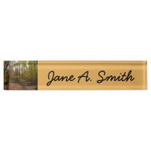 Fall Creek at Laurel Hill State Park Pennsylvania Nameplate