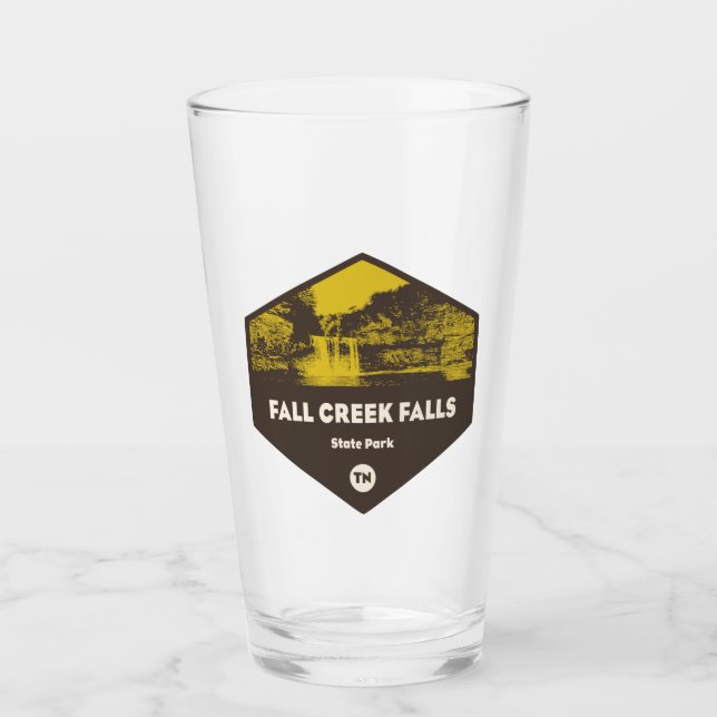Fall Creek Falls State Park, Tennessee Glass (Front)