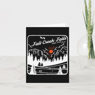 Fall Creek Falls State Park Tennessee Modern Cool Card