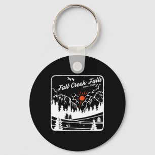 Fall Creek Falls State Park Tennessee Modern Cool Key Ring
