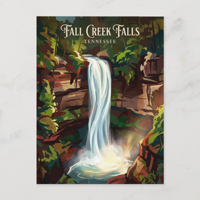 Fall Creek Falls Tennessee Postcard (Front)