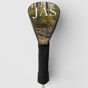 Fall Creek with Reflection at Laurel Hill Park Golf Head Cover