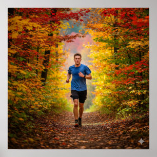 Fall Cross-Country Run Poster