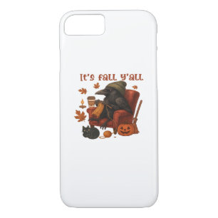 Fall Crow – It’s Fall Y’all Art iPhone 8/7 Case