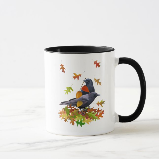 Fall Crows Mug (Right)