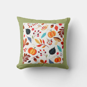 Fall Design custom background shade Pillow