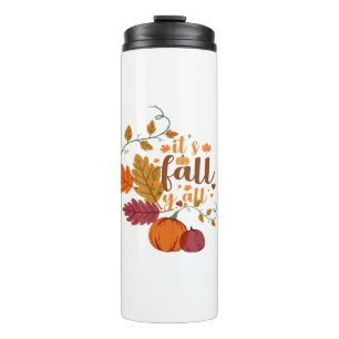 Fall design thermal tumbler