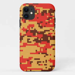 Fall Digital Camo Pattern iPhone 11 Case