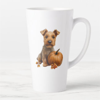 Fall Dog Latte Mug
