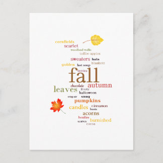 Fall Dreams Postcard
