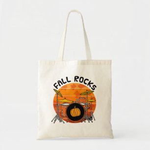 Fall Drums Drummer Musician Autumn Thanksgiving Tote Bag