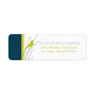 Fall Elegance Address Label B Return Address Label