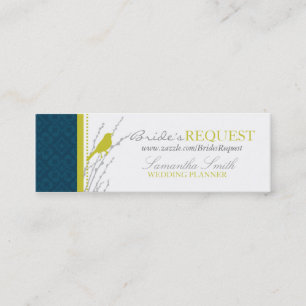 Fall Elegance Skinny Business Card