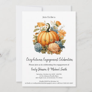 Fall Engagement Party  Invitation