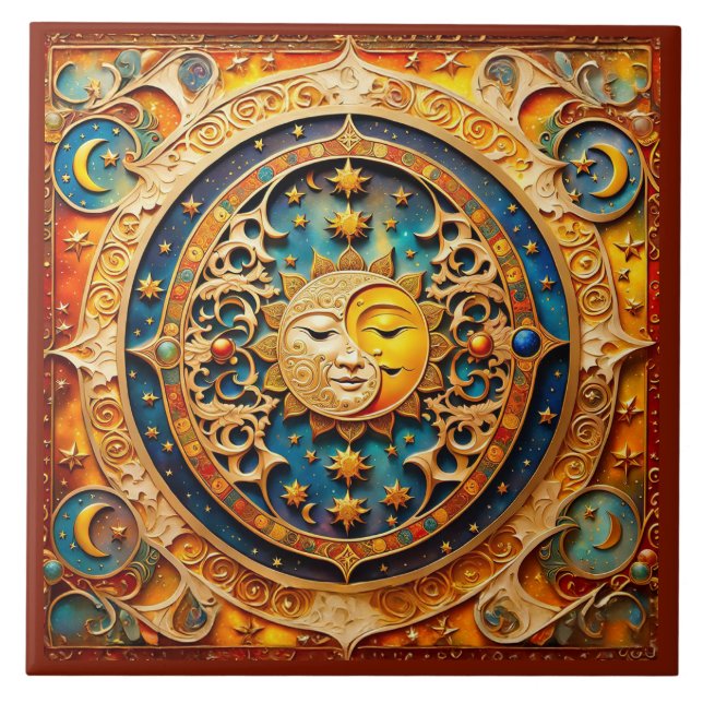 Fall Equinox '24 Ceramic Tile (Front)