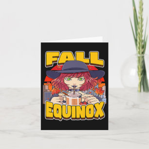 Fall Equinox September Celebrate Autumn Weather Pr Card