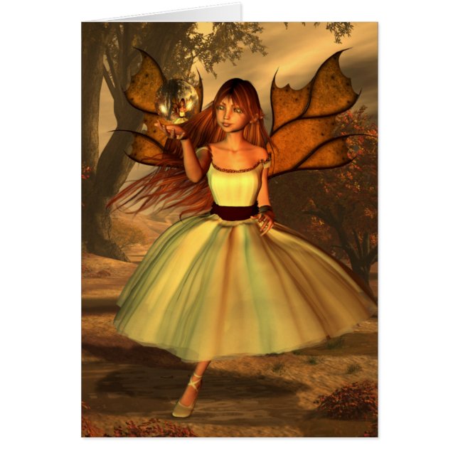 Fall Fairy Card (Front)