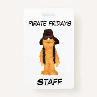 Fall Falldom Staff ID Badge