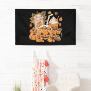 Fall Family Halloween Thanksgiving Cute Autumn Banner