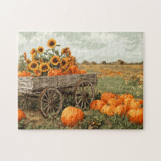 Fall Farm Jigsaw Puzzle (Horizontal)