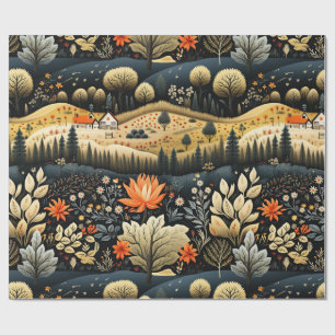 Fall Farmland Colors Wrapping Paper