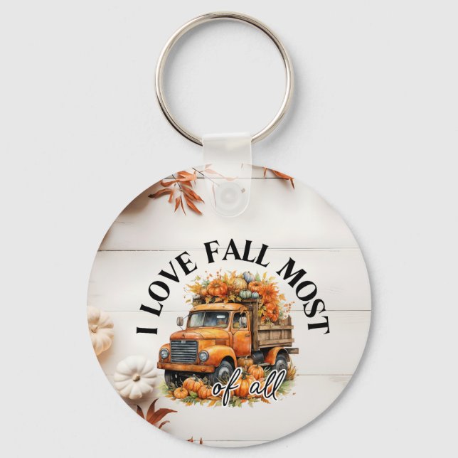 Fall Fashion  Key Ring (Front)