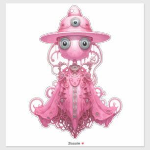 Fall Fashion Pink Steampunk Ghost Lady 32
