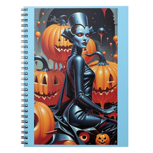 Fall Fashion's Weekend Witch Queen Notebook (Front)