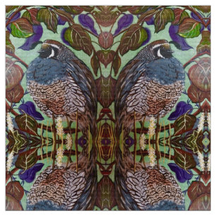 Fall Fatty Quail Fabric
