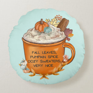 Fall Feelings - Double Sided Round Cushion
