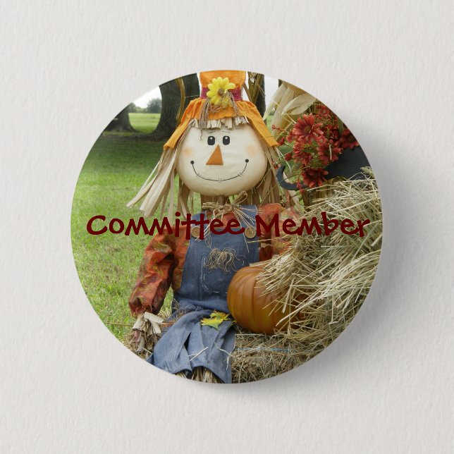 Fall Festival Committee Member - Customised 6 Cm Round Badge (Front)
