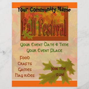 Fall festival flyer