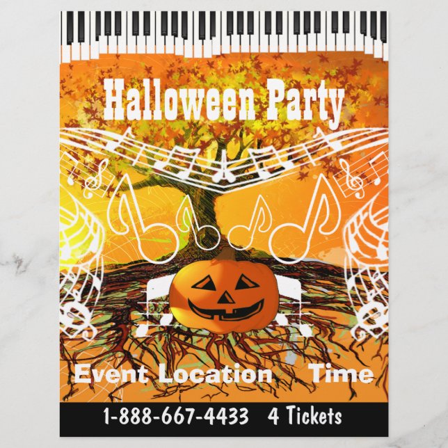 Fall Festival Halloween Event or Fall Event Flyer (Front)