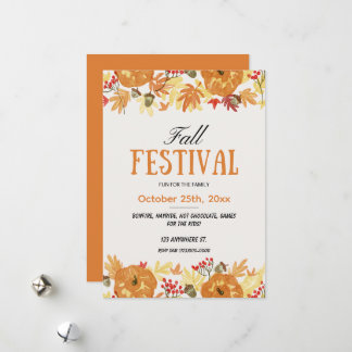 Fall Festival Holiday Card