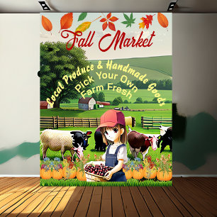 Fall Festival Pick Your Own Farm Fresh Produce  Poster