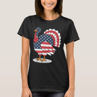 Fall Festive Camo Perfect Turkey Day Tee For Patri