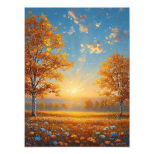 Fall Field Photo Print