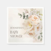 Fall Floral Eucalyptus Baby Shower