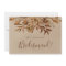Fall Floral Foliage Will You Be My Bridesmaid