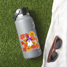 Fall Floral Halloween Ghost 