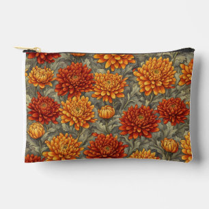 Fall floral makeup bag