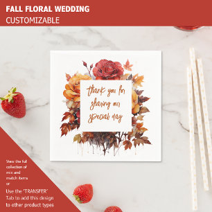 FALL FLORAL NAPKIN