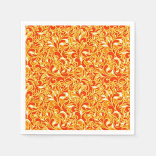 Fall floral paisley  napkin
