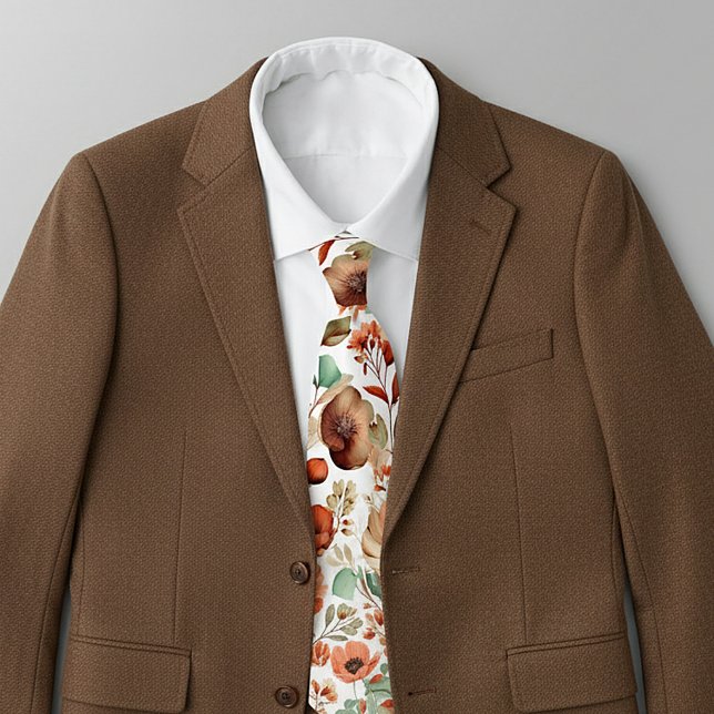 Fall floral pattern tie (Creator Uploaded)